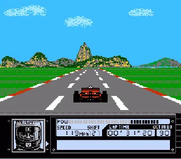 Al Unser Jr. Turbo Racing (USA) screen shot game playing